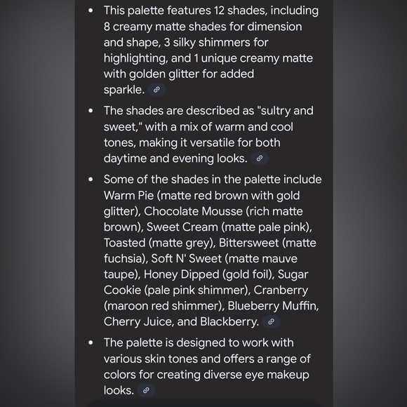 Dominique Cosmetics Berries & Cream Eyeshadow Palette NIB - Picture 4 of 4